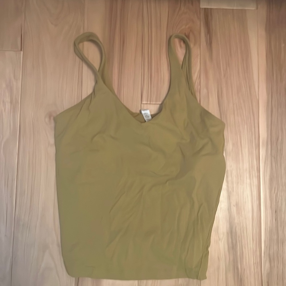 Align waist-length tank top